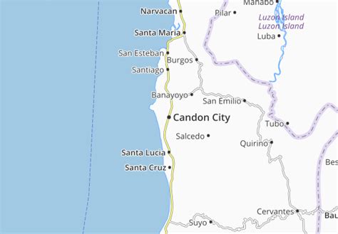candon tourist spot|MICHELIN Candon City map .
